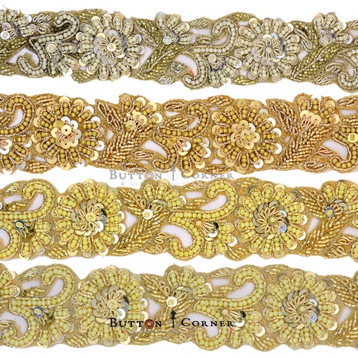 Fancy Kora & Dabka With Pearl Lace