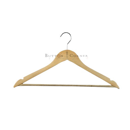 [H35516 NATURAL BROWN] Wooden Shirt Hanger