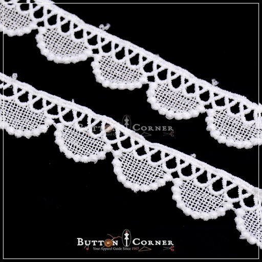 One Side Border Shuttle Lace