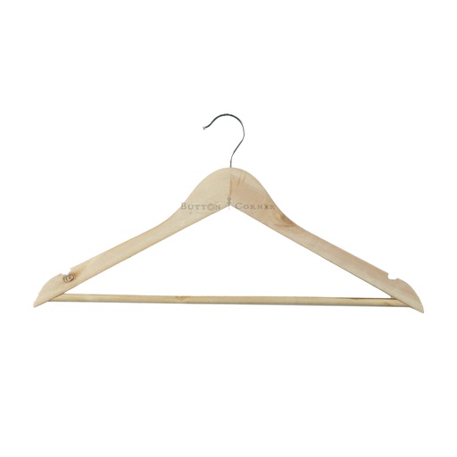 [H35519 NATURAL BROWN] Wooden Shirt Hanger