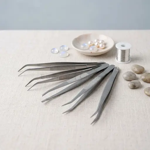[TWE-6 NICKEL] Tweezer