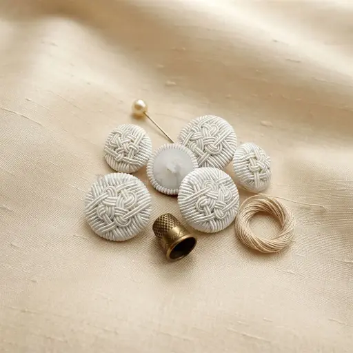 Braided Cord Hand-Crafted Button
