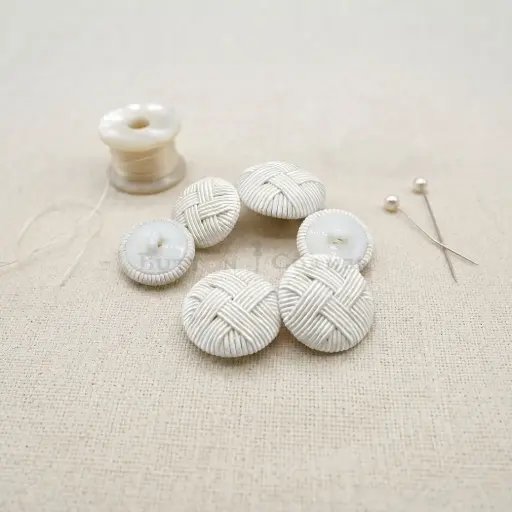 Hand Made Thread Wrapped Button