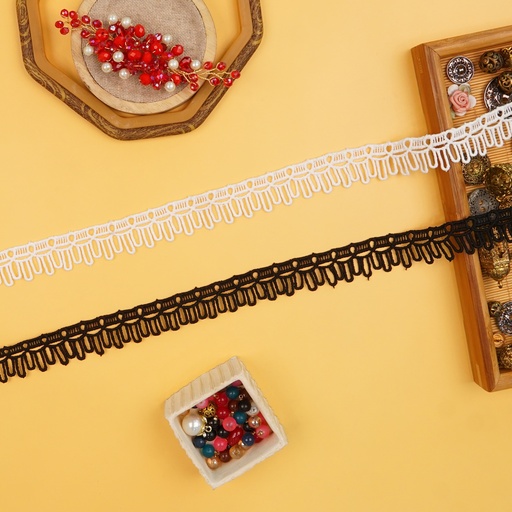 One Side Border Shuttle Lace