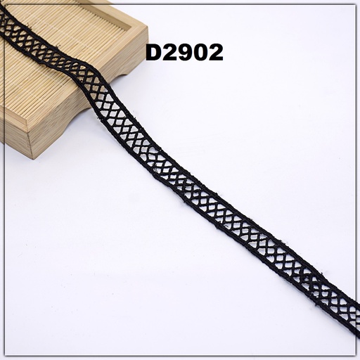 [D2902-WHITE] Shuttle Joined Lace