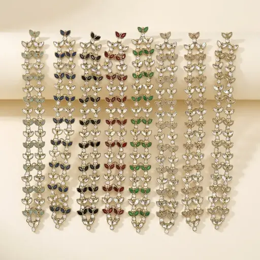 Fancy Kundan Button Patti