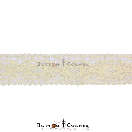 [CRL206 BEIGE] Double Side Border Crochet Lace