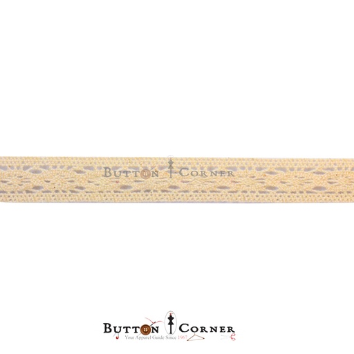 [CRL213 BEIGE] Double Side Border Crochet Lace