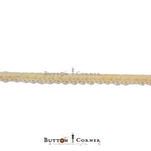 [CRL227 BEIGE] One Side border Crochet Lace