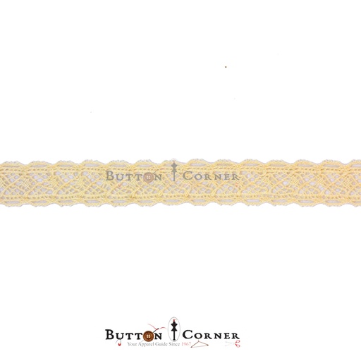 [CRL238 BEIGE] Double Side Border Crochet Lace