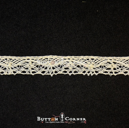 [CRL262 CREAM] One Side Border Crochet Lace