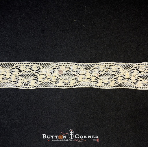[CRL266 CREAM] Double Side Border Crochet Lace