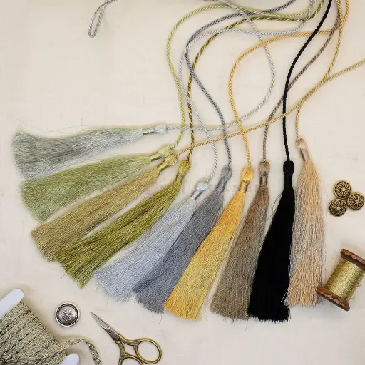 Metallic Yarn, Twister Design, Tassel Cord