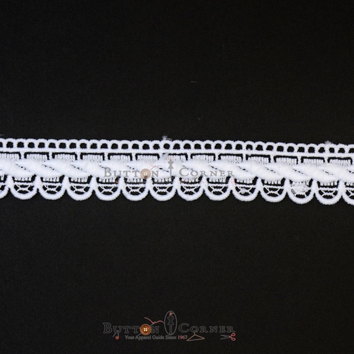 One Side Border Shuttle Lace