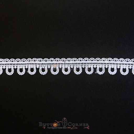 One Side Border Shuttle Lace