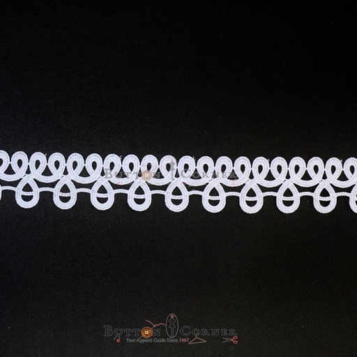 One Side Border Shuttle Lace