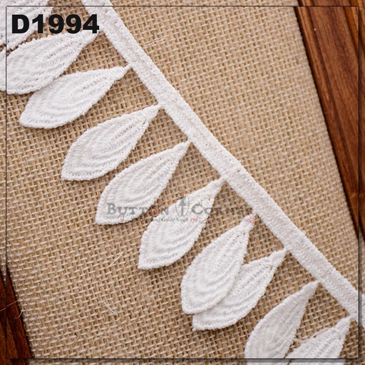 [D1994-WHITE] Shuttle Hanging Lace