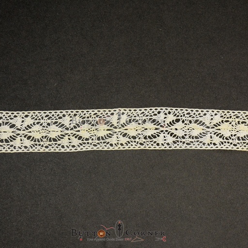[CRL374 CREAM] Double Side Border Crochet Lace