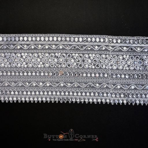 Fancy Sequence Gota Lace