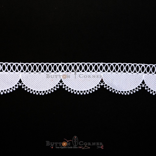 One Side Border Shuttle Lace