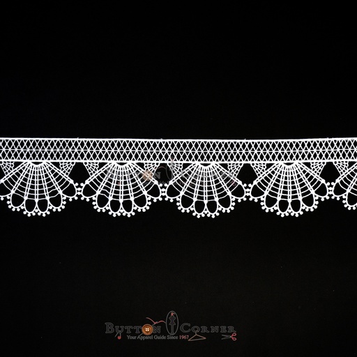One Side Border Shuttle Lace