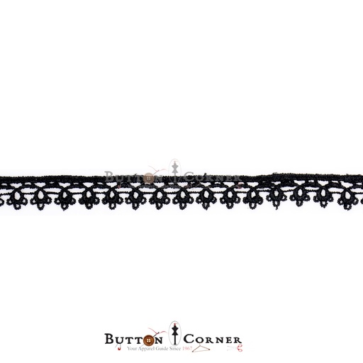 One Side Border Shuttle Lace