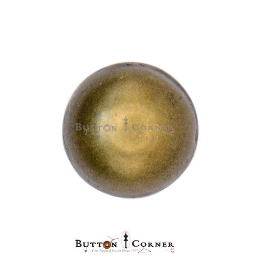 [MBT315 ANTIQUE BRASS] Half Ball Metal Shank Button