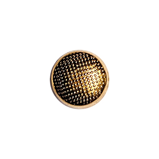 [MBT49 GOLD] Dotted Design Metal Shank Button