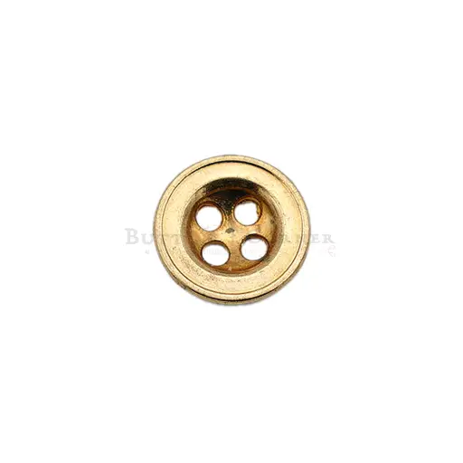 [MBT161 GOLD] Deep 4 Hole Shirt Button