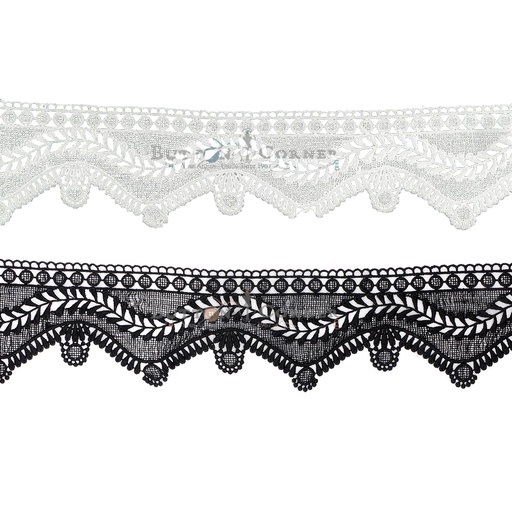 One Side Border Shuttle Lace