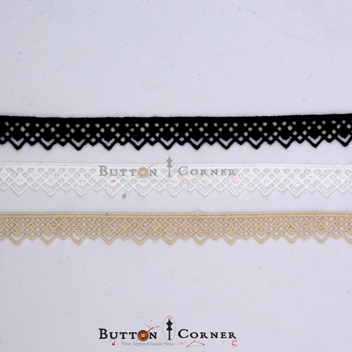 One Side Border Shuttle Lace