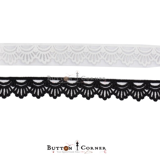 One Side Border Shuttle Lace