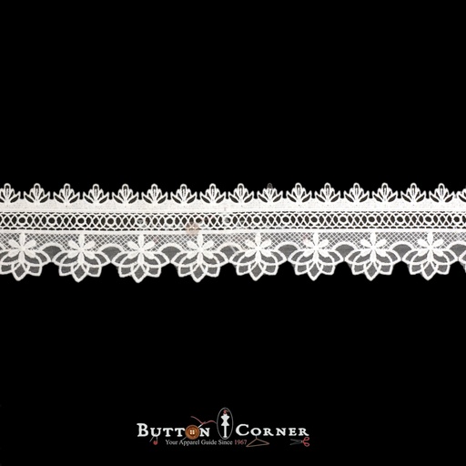One Side Border Shuttle Lace