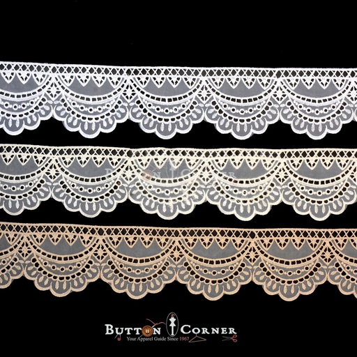 One Side Border Organza Lace
