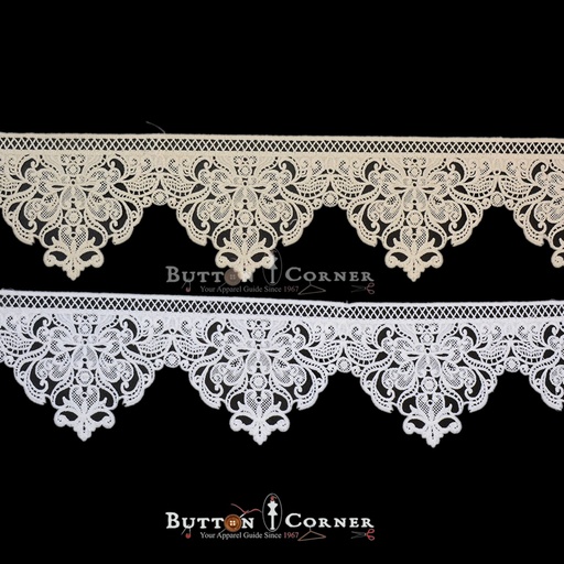 One Side Border Shuttle Lace