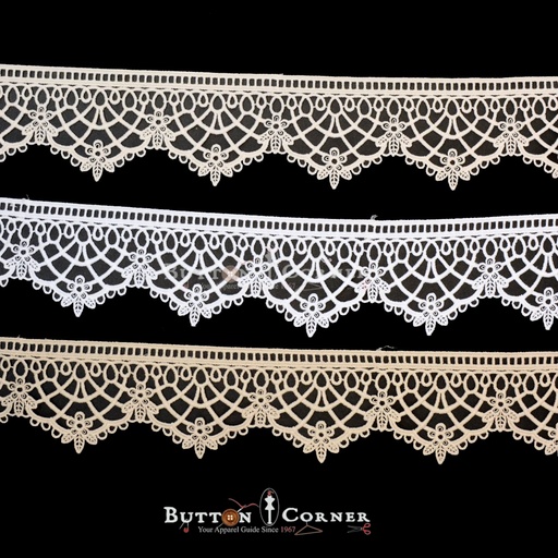 One Side Border Shuttle Lace