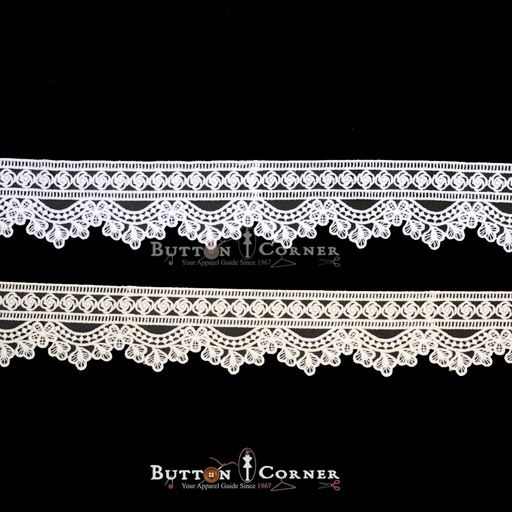 One Side Border Shuttle Lace