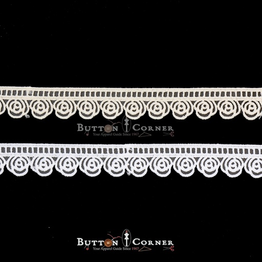 One Side Border Shuttle Lace