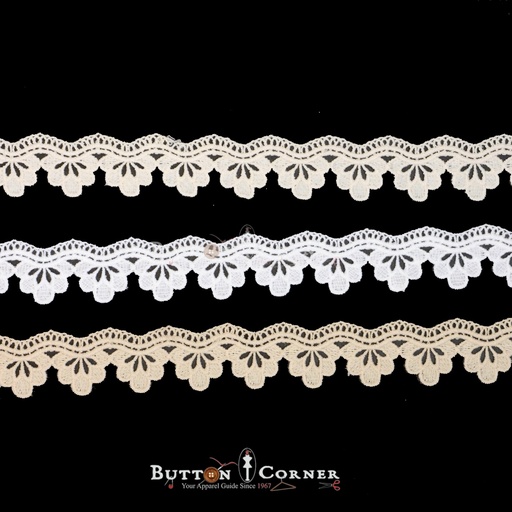 One Side Border Shuttle Lace