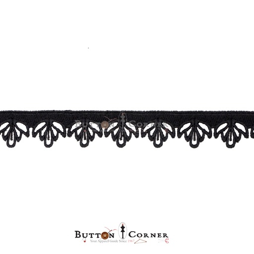 One Side Border Shuttle Lace