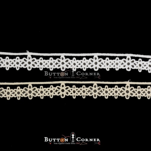 One Side Border Shuttle Lace
