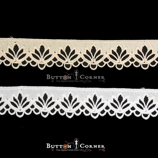 One Side Border Shuttle Lace