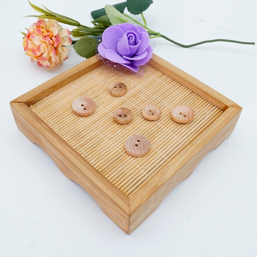 Cup Sonic Shape 2 Hole Wood Button