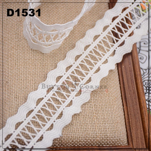 Shuttle Double Side Border Lace