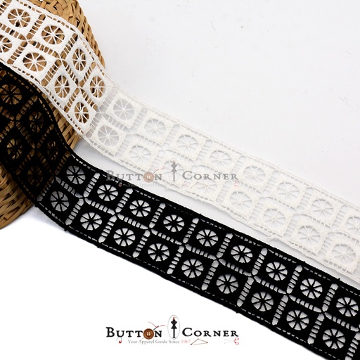 Double Side Border Shuttle Lace
