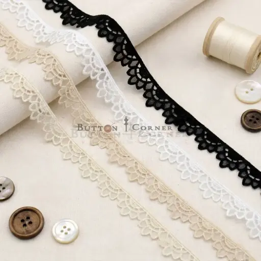 One Side Border Organza Lace