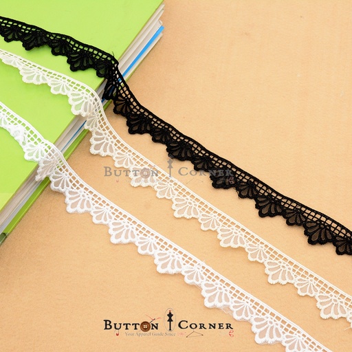 One Side Border Organza Lace