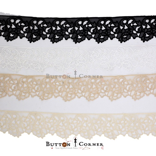 One Side Border Organza Lace
