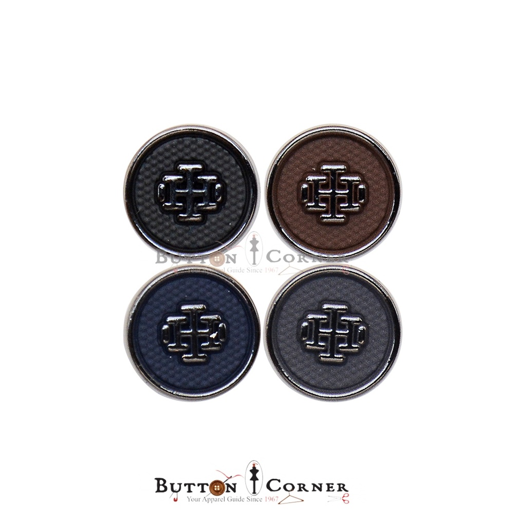 HI Logo Metal Shirt Button