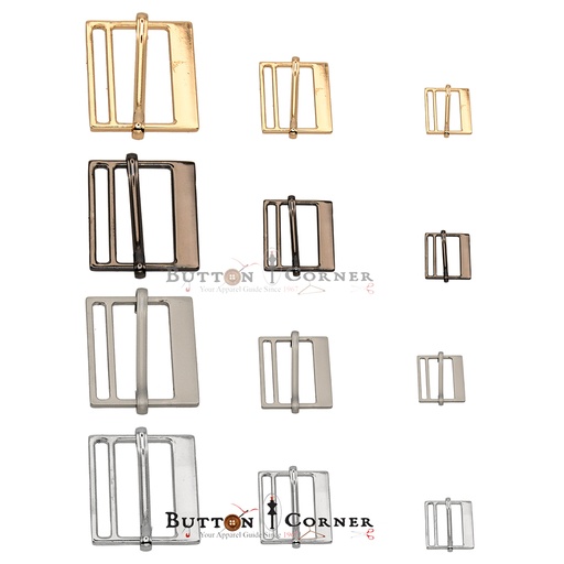 1 Bars Square Slide Adjuster Buckle
